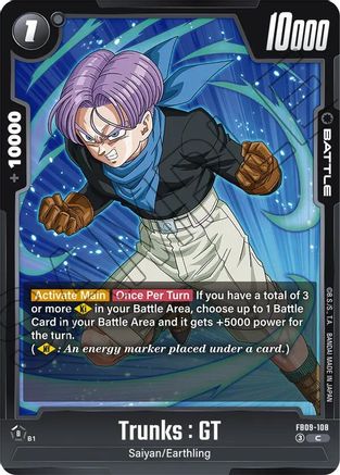 Image of Trunks : GT - FB09-108 (FB09-108) - Dual Evolution