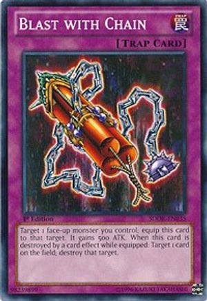 Image of Blast with Chain (SDOK-EN035) - Structure Deck: Onslaught of the Fire Kings 1st Edition