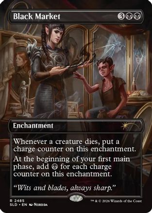Image of Black Market (2485) (SLD-2485) - Secret Lair Drop Series Foil