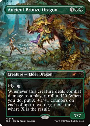 Image of Ancient Bronze Dragon (SLD-2487) - Secret Lair Drop Series