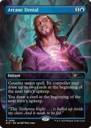 Image of Arcane Denial (2489) (SLD-2489) - Secret Lair Drop Series Foil
