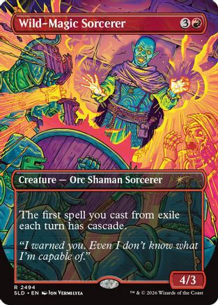 Image of Wild-Magic Sorcerer (SLD-2494) - Secret Lair Drop Series