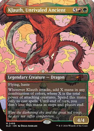 Image of Klauth, Unrivaled Ancient (SLD-2499) - Secret Lair Drop Series