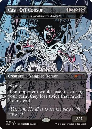 Image of Cast-Off Consort - Bloodletter of Aclazotz (SLD-2502) - Secret Lair Drop Series Foil