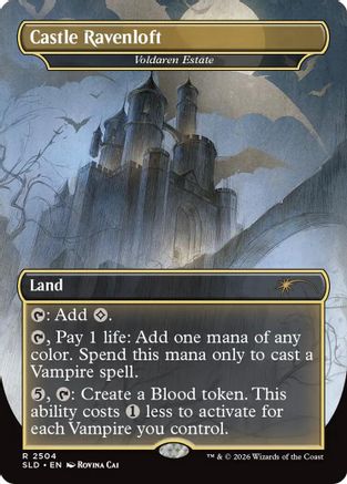 Image of Castle Ravenloft - Voldaren Estate (SLD-2504) - Secret Lair Drop Series