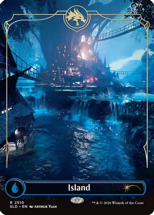 Image of Island (2510) (SLD-2510) - Secret Lair Drop Series Foil