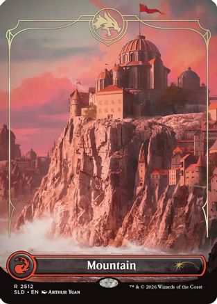 Image of Mountain (2512) (SLD-2512) - Secret Lair Drop Series Foil