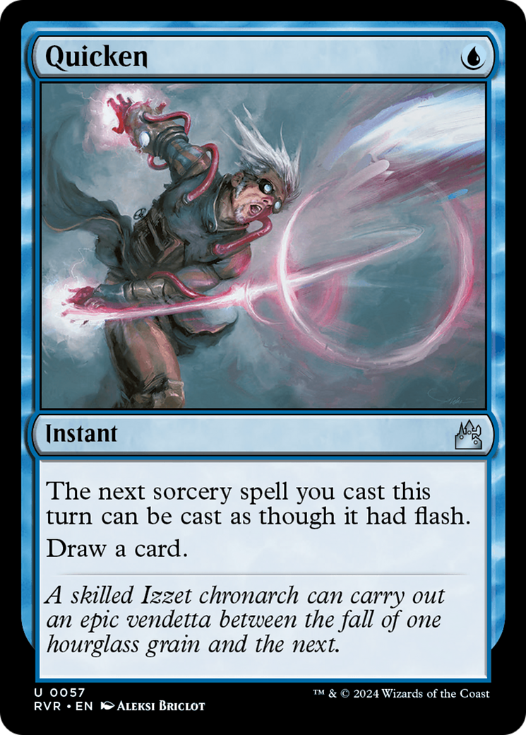 Image of Quicken (RVR-057) - Ravnica Remastered Foil