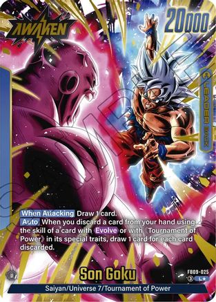 Image of Son Goku - FB09-025 (Alternate Art) (FB09-025) - Dual Evolution Holofoil