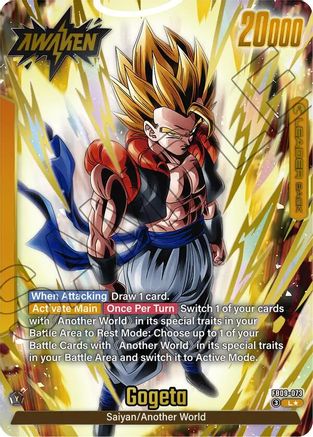 Image of Son Goku/Vegeta // Gogeta (Alternate Art) (FB09-073) - Dual Evolution Holofoil