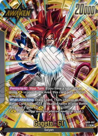 Image of Gogeta : GT (Alternate Art) (FB09-097) - Dual Evolution Holofoil