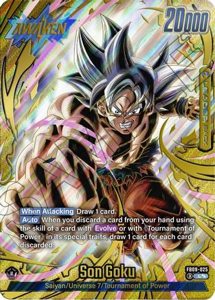 Image of Son Goku - FB09-025 (Super Alternate Art) (FB09-025) - Dual Evolution Holofoil
