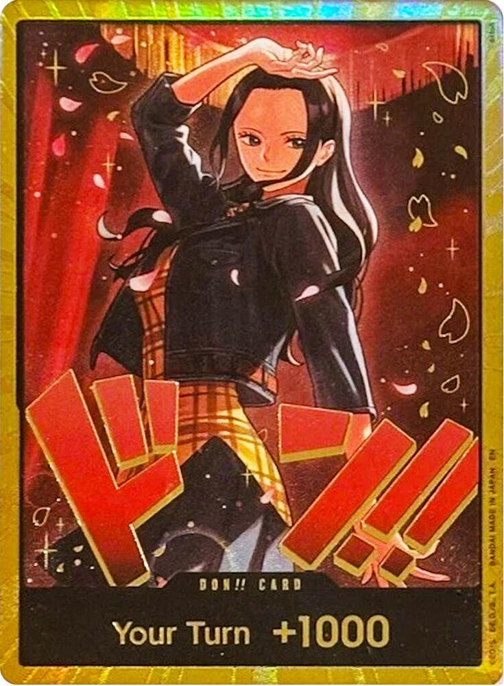 Image of DON!! Card (Nico Robin) (Gold) - Extra Booster: One Piece Heroines Edition Foil