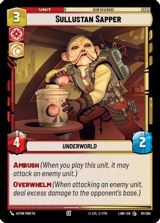 Image of Sullustan Sapper (81/264) - A Lawless Time