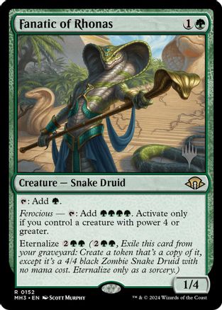 Image of Fanatic of Rhonas (PPECL-152) - Promo Pack: Lorwyn Eclipsed