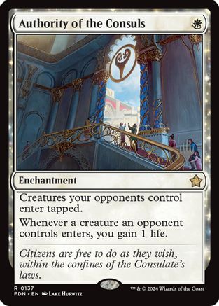 Image of Authority of the Consuls (PPECL-137) - Promo Pack: Lorwyn Eclipsed