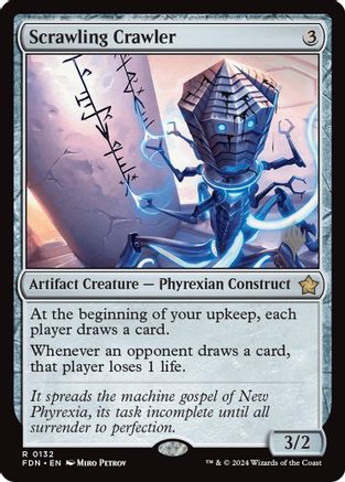 Image of Scrawling Crawler (PPECL-132) - Promo Pack: Lorwyn Eclipsed Foil