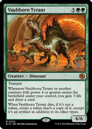 Image of Vaultborn Tyrant (PPECL-020) - Promo Pack: Lorwyn Eclipsed Foil
