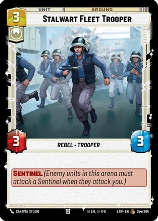 Image of Stalwart Fleet Trooper (254/264) - A Lawless Time
