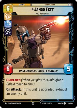 Image of Jango Fett - Wily Mercenary (87/264) - A Lawless Time