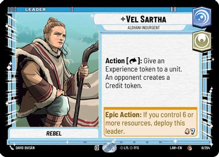 Image of Vel Sartha - Aldhani Insurgent (6/264) - A Lawless Time