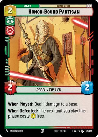 Image of Honor-Bound Partisan (58/264) - A Lawless Time
