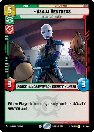 Image of Asajj Ventress - Reluctant Hunter (61/264) - A Lawless Time