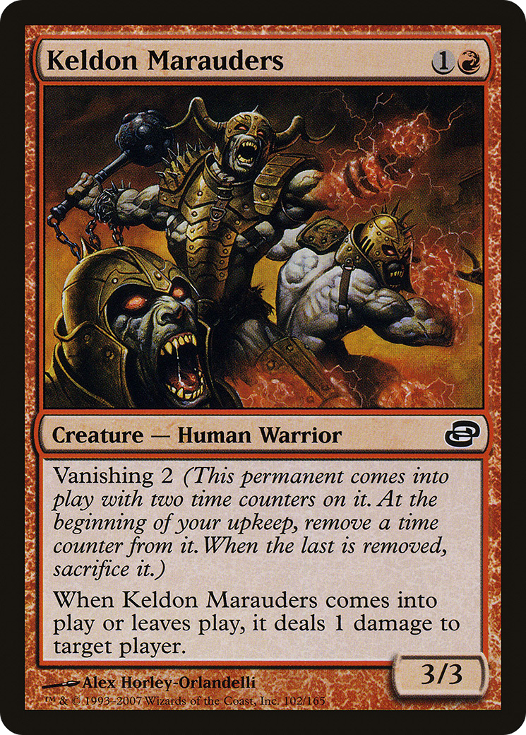 Image of Keldon Marauders (PLC-102) - Planar Chaos Foil