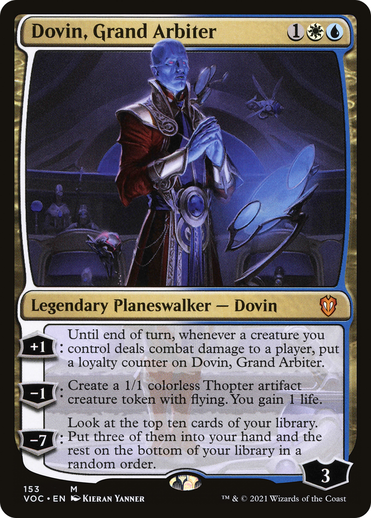 Image of Dovin, Grand Arbiter (VOC-153) - Crimson Vow Commander