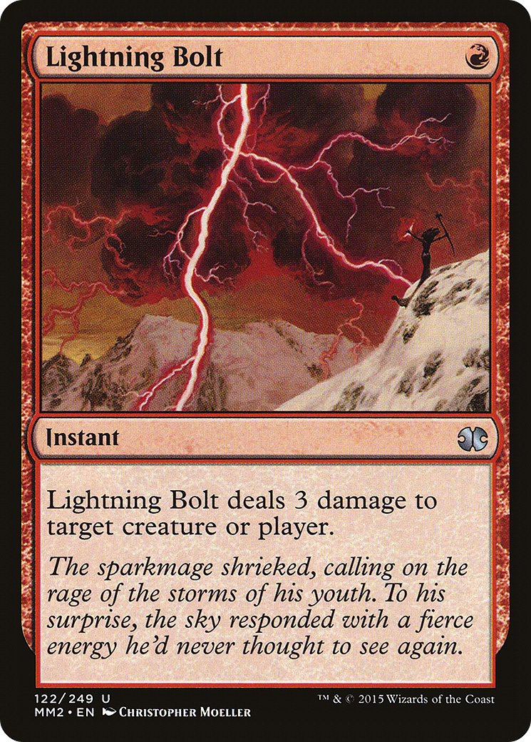 Image of Lightning Bolt (MM2-122) - Modern Masters 2015