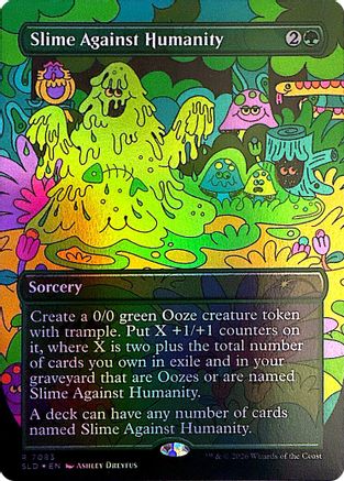 Image of Slime Against Humanity (7083) (SLD-7083) - Secret Lair Drop Series Foil