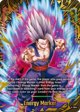 Image of Energy Marker (E-128) (Gold-Stamped) (E-128) - Tournament Promotion Cards Foil
