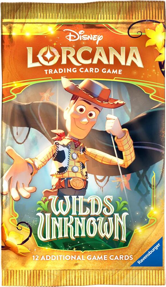 Image of LORCANA: SET 12 WILDS UNKNOWN: BOOSTER PACK