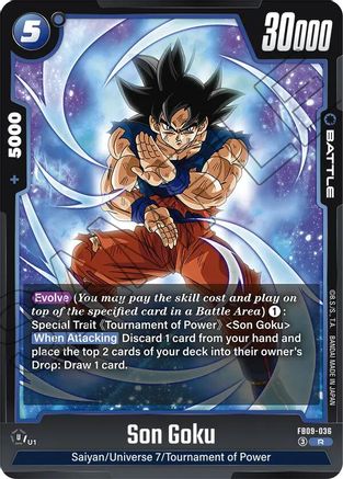 Image of Son Goku - FB09-036 (FB09-036) - Dual Evolution Holofoil