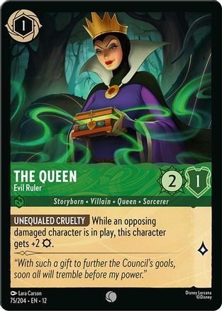 Image of The Queen - Evil Ruler (75/204) - Wilds Unknown