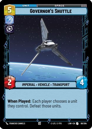 Image of Governor's Shuttle (99/264) - A Lawless Time