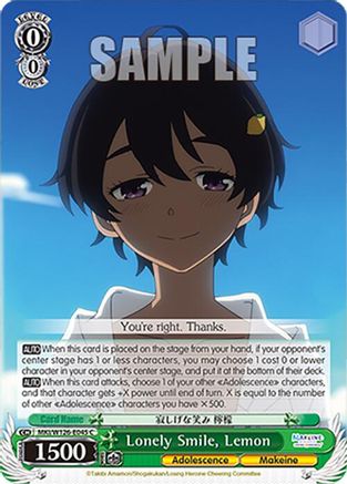 Image of Lonely Smile, Lemon (MKI/W126-E045 C) - Makeine: Too Many Losing Heroines!