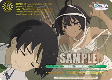 Image of Well? Are You Scared? (RRR+) (MKI/W126-E050EX RRR+) - Makeine: Too Many Losing Heroines!