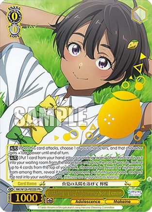 Image of Basking in the Midsummer Sun, Lemon (PR+) (MKI/W126-PE02EX PR+) - Makeine: Too Many Losing Heroines!