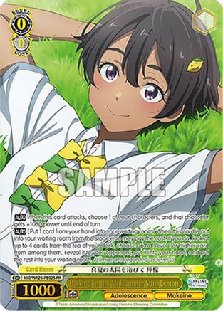 Image of Basking in the Midsummer Sun, Lemon (PR) (Foil) (MKI/W126-PE02S PR) - Makeine: Too Many Losing Heroines!