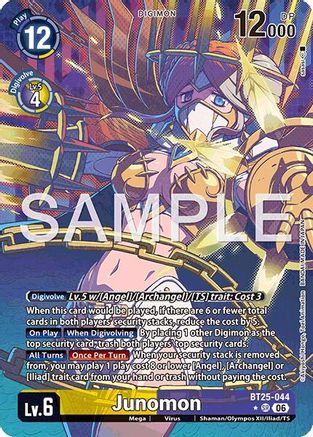 Image of Junomon (Alternate Art) (BT25-044) - Dual Revolution Foil
