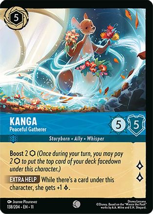 Image of Kanga - Peaceful Gatherer (Foil) (138/204) - Winterspell Cold Foil