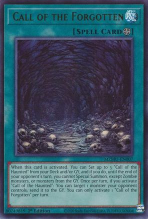 Image of Call of the Forgotten (MZMU-EN007) - Maze of Muertos 1st Edition