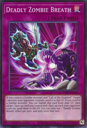 Image of Deadly Zombie Breath (MZMU-EN010) - Maze of Muertos 1st Edition