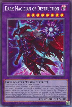 Image of Dark Magician of Destruction (Collector's Rare) (MZMU-EN011) - Maze of Muertos 1st Edition