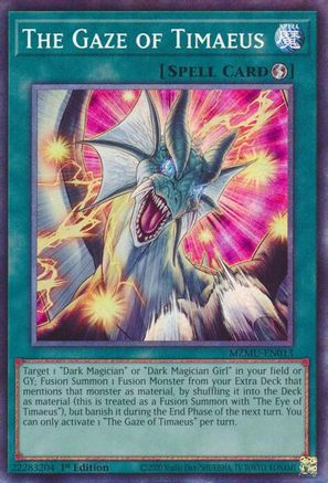Image of The Gaze of Timaeus (Collector's Rare) (MZMU-EN013) - Maze of Muertos 1st Edition