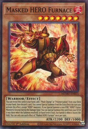 Image of Masked HERO Furnace (MZMU-EN015) - Maze of Muertos 1st Edition