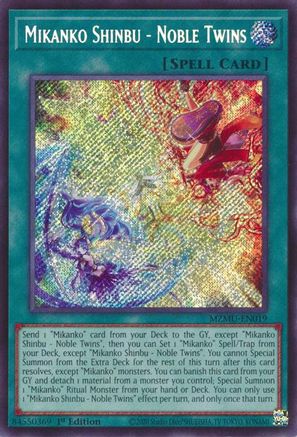 Image of Mikanko Shinbu - Noble Twins (MZMU-EN019) - Maze of Muertos 1st Edition