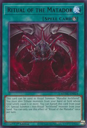 Image of Ritual of the Matador (MZMU-EN024) - Maze of Muertos 1st Edition