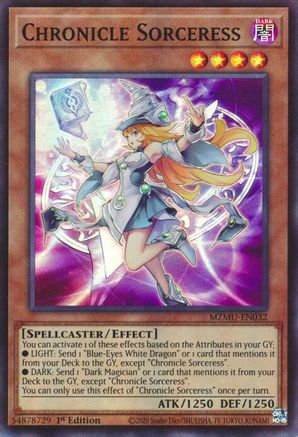 Image of Chronicle Sorceress (MZMU-EN032) - Maze of Muertos 1st Edition